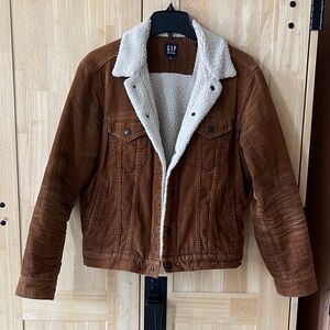 GAP Sherpa-Lined Corduroy Jacket
